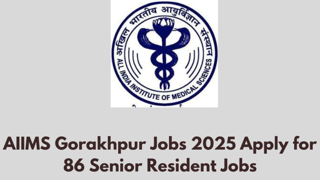 AIIMS Gorakhpur Jobs 2025